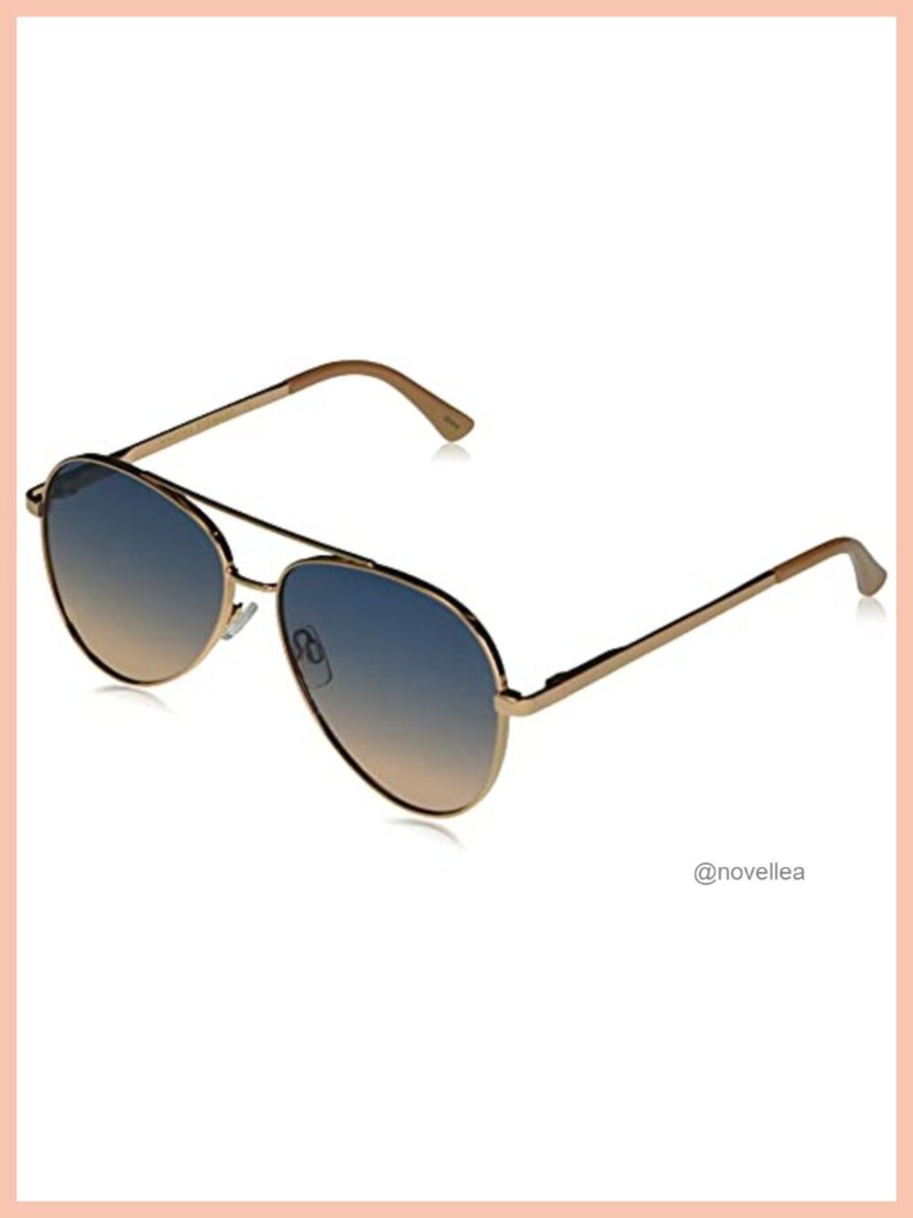 Metal Aviator Pilot Sunglasses with UV400 Protection - Women's Accessories